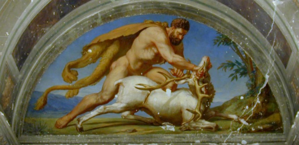 Heracles Captures the Ceryneian Hind