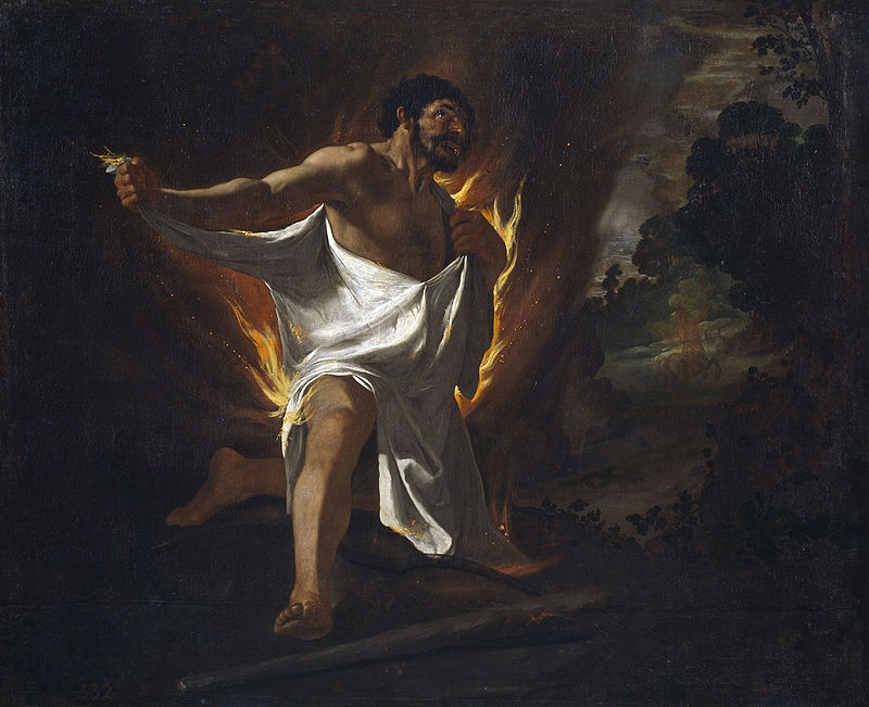The Death Of Hercules - Francisco de Zurbarán (1634)