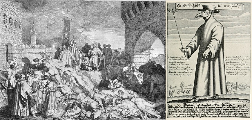 L0004057 The plague of Florence in 1348, as described in Boccaccio's