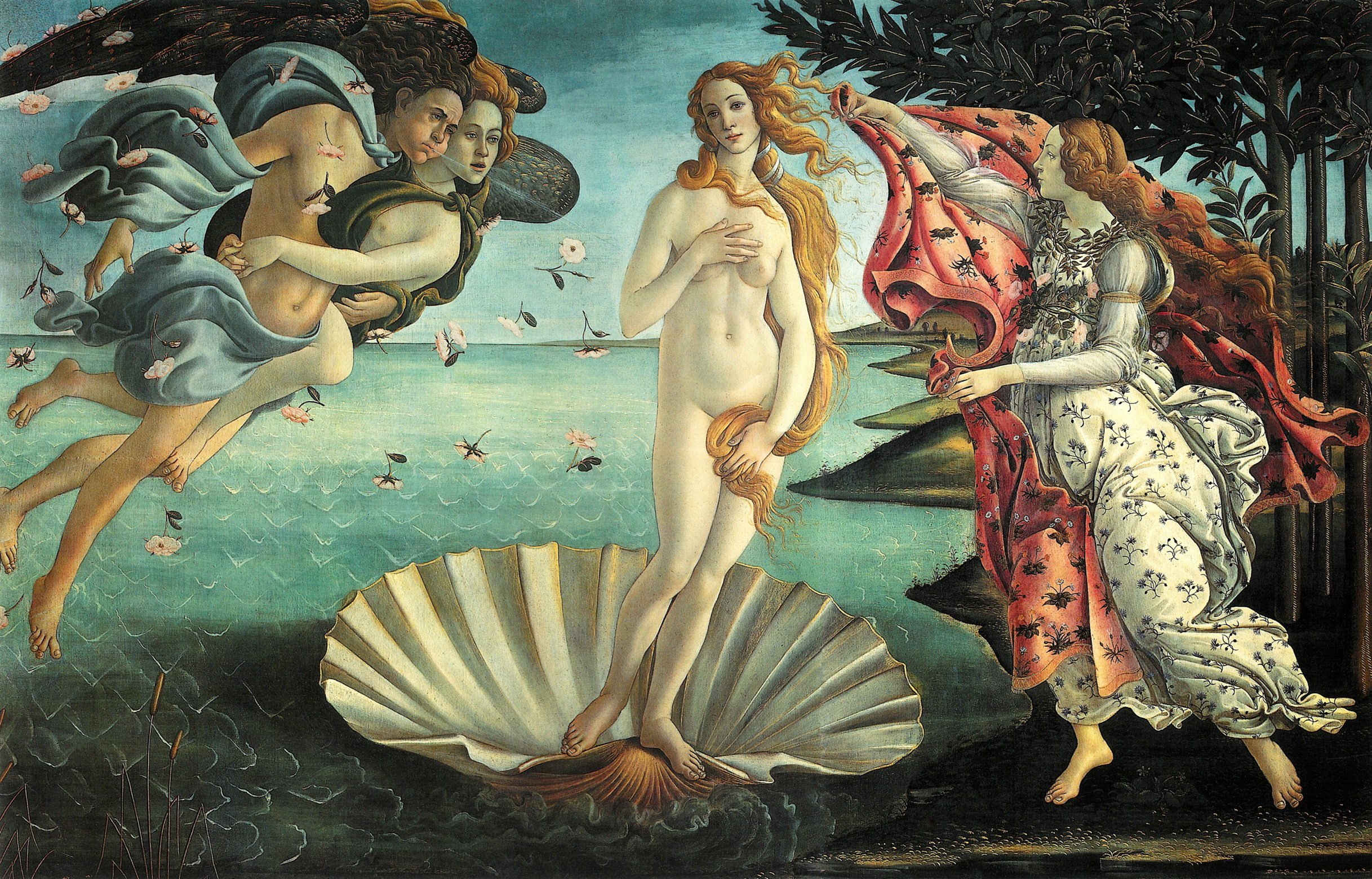 The Birth of Venus - Sandro Botticelli (1485)