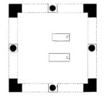 Malkoçoğlu Türbesi, Gebze. Plan (H. R. Ergezen)