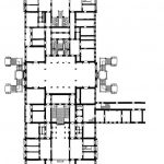 Çırağan Sarayı, İstanbul. Zemin katı planı (S. H. Eldem)