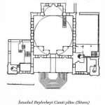 Beylerbeyi Cami, İstanbul. Plan (Sözen)