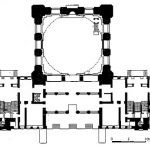 Dolmabahçe Camisi, İstanbul. Plan (S. Batur)
