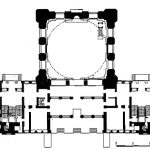 Dolmabahçe Camisi, İstanbul. Plan (S. Batur)