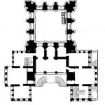 Ortaköy Camisi, İstanbul. Plan.