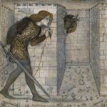 Theseus and the Minotaur in the Labyrinth – Edward Burne, Jones (1861)