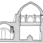 Mausoleum of M. ibn. Zayd:  sw – ne section, Merv Archaeological Park.