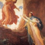 The Return of Proserpina, accompanied by Mercury, to her mother Ceres-Frederick Leighton